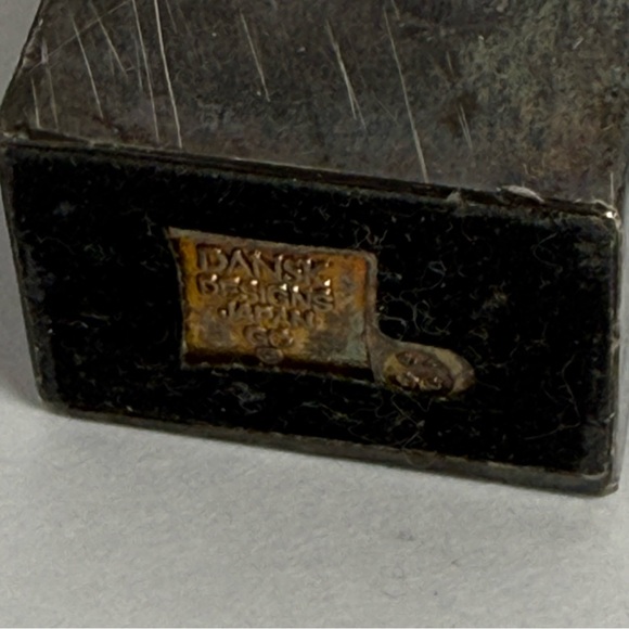 Dansk Designs Giraffe EP Zinc  Paperweight Vintage MCM Dark Tarnished - Picture 6 of 6